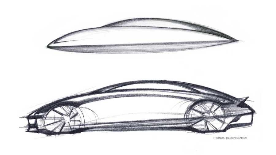 2023 Hyundai Ioniq 6 teaser