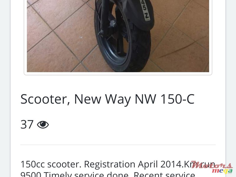 2014 Factory Bike New way 150 NW 150-C in Vacoas-Phoenix, Mauritius