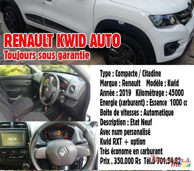 2019 Renault Kwid in Vacoas-Phoenix, Mauritius