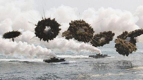 North and South Korea Exchange Fire Across Disputed Sea Border