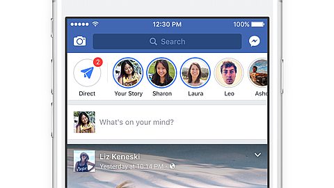 Facebook launches Stories in the main Facebook app
