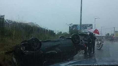 Fortes Averses: Accident à Riche-Terre et des Inondations à Travers L’île