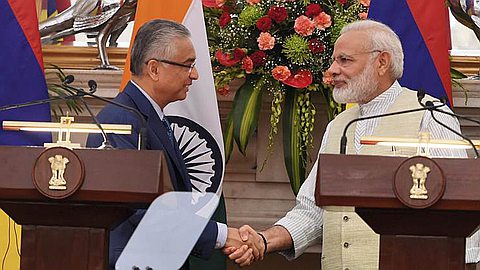 Visite de Pravind Jugnauth: l’Inde accorde un prêt de $ 500 millions à Maurice