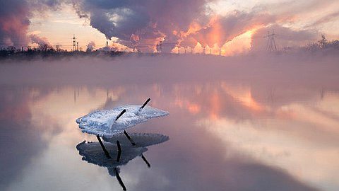 Picture of the Day: Winter Shapes, Moscow River