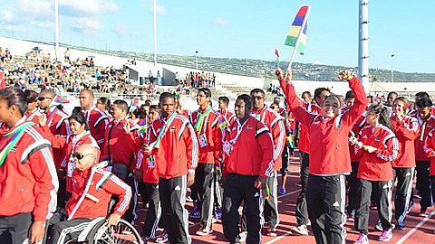 Jeux des Iles: Maurice Rafle 17 Médailles