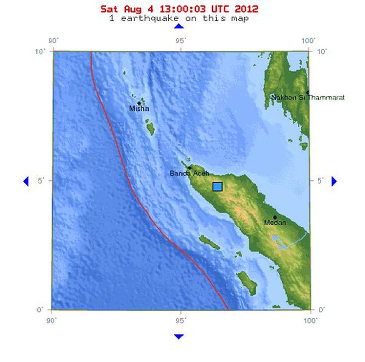 5.3 Magnitude Earthquake Northern Sumatra...