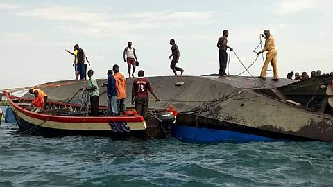 Death toll reaches 136 in Tanzania ferry disaster, scores feared missing