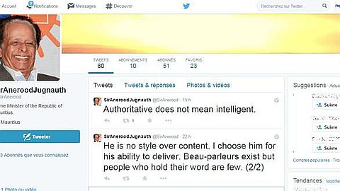 @SirAnerood: les Tweets sans Concession du «PM»