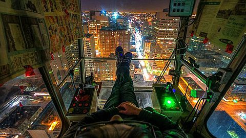 Picture of the Day: The Crane Operator’s View