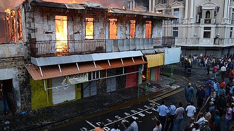 Fire in the Capital, Electoral Commission Office Out of Danger