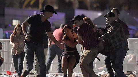 At least 50 dead, 400 injured in Las Vegas shooting; suspect had at least 10 guns