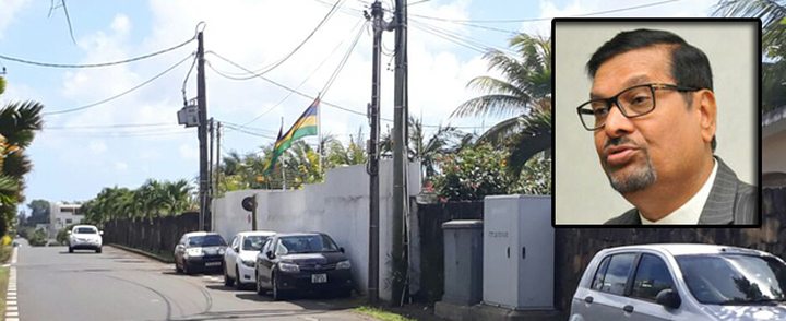 La résidence de Showkutally Soodhun, à Péreybère