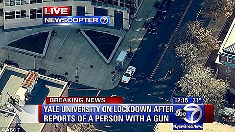 Police say Yale University Gunman Report May Be Hoax, Lockdown Lifted