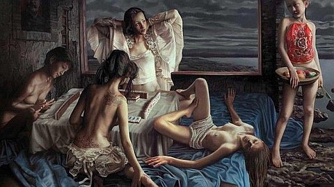 Picture of the Day: Paining "Beijing 2008" - Code of Controversy