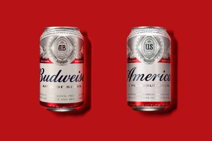 Budweiser Renames Its Beer "America"