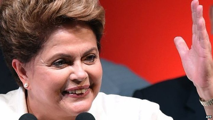 Ms Rousseff said she wanted to be "a much better president" and promised political reform