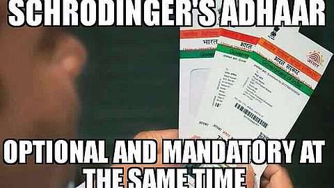 The #AadharMemes all over the Indian web