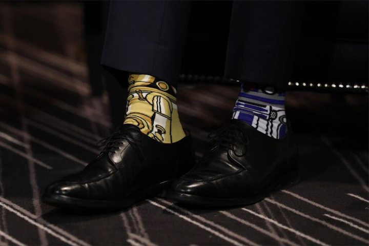 Justin Trudeau wore super geeky 'Star Wars' socks 
