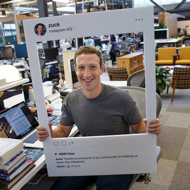 Mark Zuckerberg celebrates 500 million monthly active users on Instagram