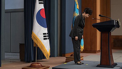 South Korea’s president said tragedy and “loneliness” drove her to rely on a shadowy female confidante
