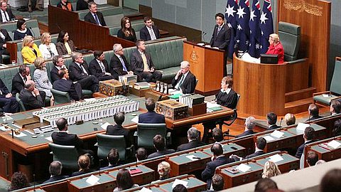 Japan's Prime Minister Shinzo Abe Addresses Federal Parliament, Signs Free Trade Deal with Australia