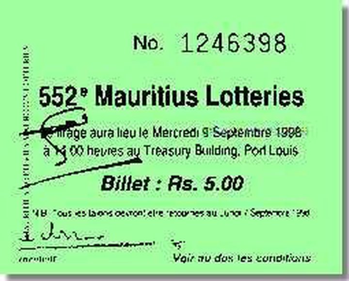 Lotterie Verte 10 August 2012