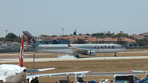 Qatar Airways plane makes emergency landing in Istanbul after possible bird strike