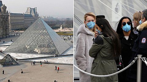 Coronavirus: Staff force Louvre closure over infection fears