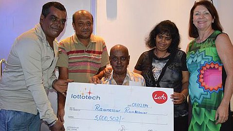 Loto: un Ex-Employé de l’Industrie Sucrière Remporte Rs 5,6 Millions