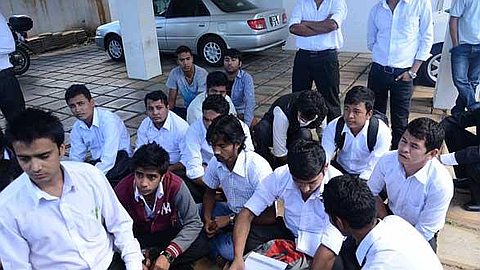 Alleged Scam: Demonstration of Nepalese and Indian Students