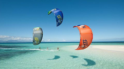 Rodrigues: lancement du championnat international de kitesurf