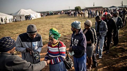 South Africa voters set to deliver biggest shake-up to ruling African National Congress since Mandela