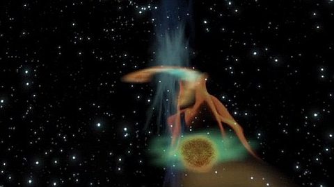 Scientists Catch A Black Hole Munching On A Giant Planet