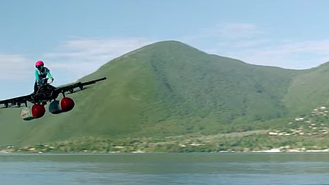 This is the first footage of Larry Page’s ‘flying car’