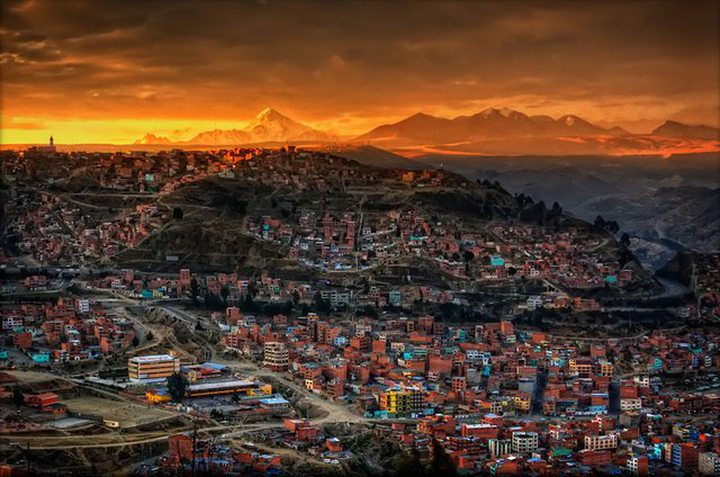 Picture of the Day: Sunset in La Paz
