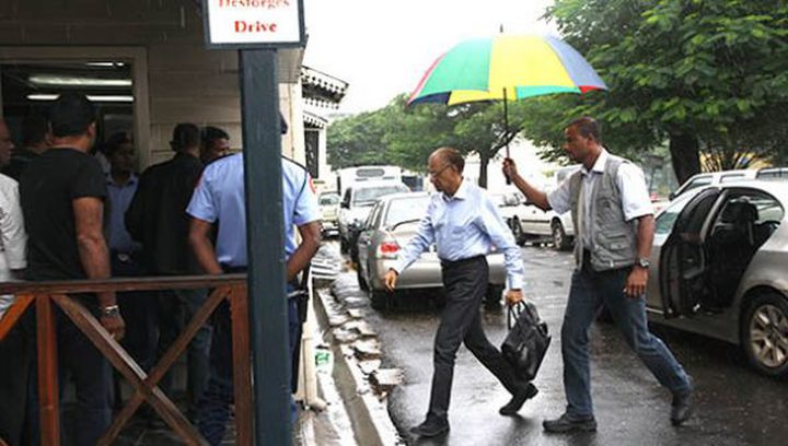 Archive Photo: Navin Ramgoolam at police