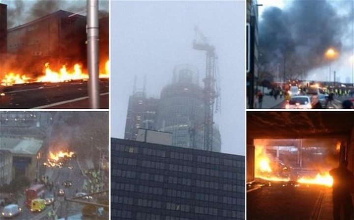 Picture of the Day: London Helicopter Crash