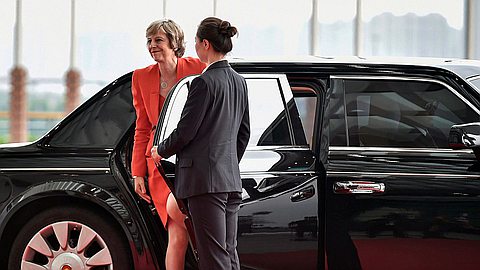 For Britain’s Theresa May, leopard print and politics don’t clash