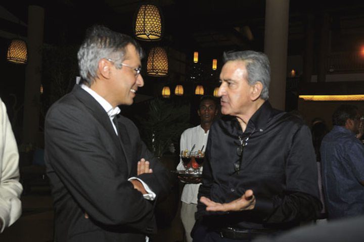 Archive Photo: Dawood Rawat with Xavier-Luc Duval