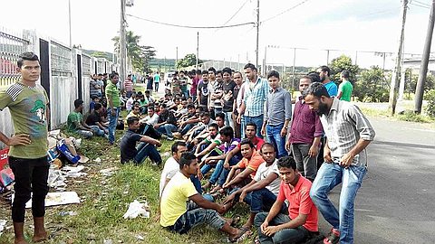 Conditions de travail: des Bangladais manifestent devant l’ambassade