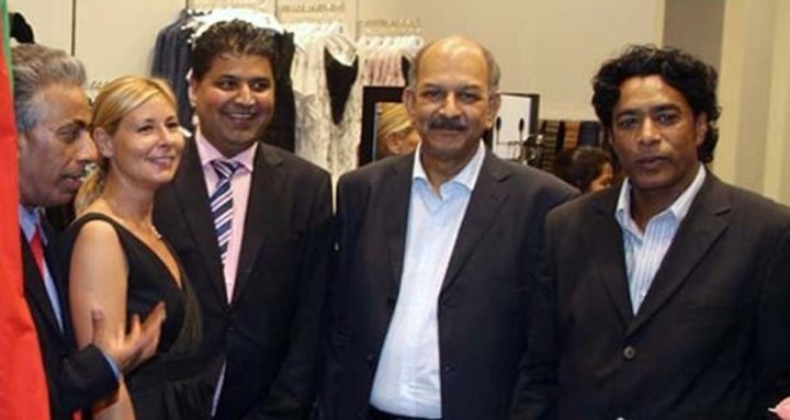 Archive Photo: Rakesh Gooljaury (3rd from right) 
