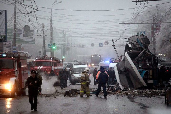 Suicide Bomber Strikes Trolley Bus in Russia