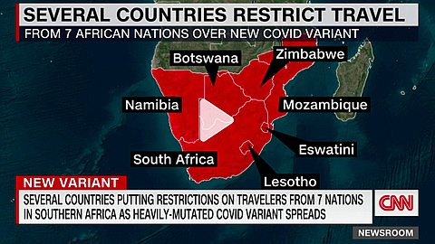 New Covid-19 variant sparks global travel restrictions