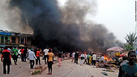 Blasts at Market Kill 118 in Central Nigeria, Official Says