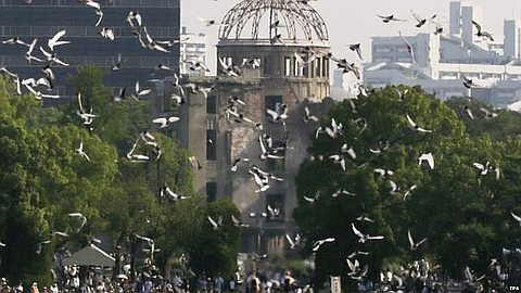Japan Commemorates 70th Anniversary of Hiroshima Atomic Bombing