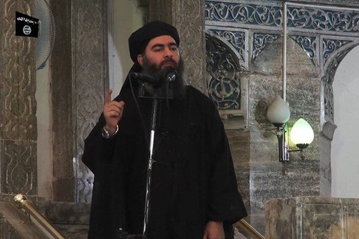 Video Purportedly Shows Islamic State Leader