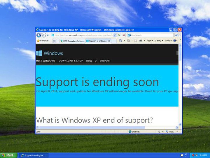 Windows XP: Chronicle of a Death Foretold