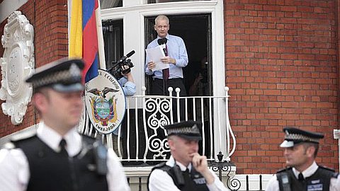 Julian Assange Speaks Of 'Leaving' Ecuador Embassy