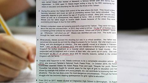 Examens de Grade 9: erreur dans le papier d’anglais, le mark sheet ajusté