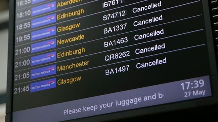 British Airways battles third day of disruption...